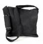 Preview: SCHWARZE FEINE FILZTASCHE AUS NEPAL MAßE: 30CM X 30CM