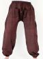 Preview: Braune Ballonhose mit Taschen Handarbeit aus Nepal