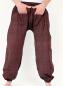 Preview: Braune Ballonhose mit Taschen Handarbeit aus Nepal