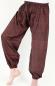 Preview: Braune Ballonhose mit Taschen Handarbeit aus Nepal