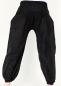 Preview: Schwarze Ballonhose mit Taschen Handarbeit aus Nepal