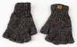 Preview: BRAUNE FINGERLINGE HALBFINGERLINGE 100% WOLLE HANDARBEIT NEPAL