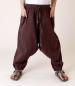 Preview: Tolle braune Aladin Kinderhose Haremshose Einheitsgröße Handarbeit Nepal