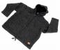 Preview: ANTHRAZITFARBENE KINDERWOLLJACKE GRÖßE L 100% SCHAFSWOLLE HANDARBEIT AUS NEPAL