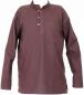 Preview: Braunes Traditionshemd Nepal / Fisherman / Kurta Gr.XL