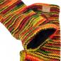 Preview: BUNTE PULSWÄRMER STULPEN HANGESTRICKT 100% SCHAFSWOLLE