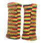 Preview: BUNTE PULSWÄRMER STULPEN HANGESTRICKT 100% SCHAFSWOLLE ohne Daumen
