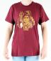 Preview: ROTES SHIVA T-SHIRT GRÖßE M AUS 100% BAUMWOLLE  NEPAL HANDBEDRUCKT