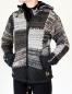 Preview: GRÖßE XL PATCHWORK WOLLJACKE 100% SCHAFSWOLLE HANDARBEIT AUS NEPAL
