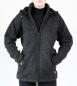 Preview: GRÖßE S ANTHRAZITFARBENE WOLLJACKE 100% SCHAFSWOLLE HANDARBEIT AUS NEPAL