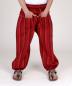Preview: ROTGESTREIFTE ALADIN KINDERHOSE HANDARBEIT NEPAL