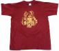 Preview: ROTES SHIVA T-SHIRT GRÖßE L AUS 100% BAUMWOLLE  NEPAL HANDBEDRUCKT
