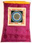 Preview: Om Mandala Thangka im Brokatrahmen handgemalt Nepal Buddhismus Nr.31 Meditation