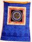 Preview: Om Mandala Thangka im Brokatrahmen handgemalt Nepal Buddhismus Nr.32 Meditation