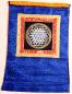 Preview: Om Mandala Thangka im Brokatrahmen handgemalt Nepal Buddhismus Nr.37 Meditation