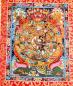 Preview: Wheel of lifeThangka im Brokatrahmen handgemalt Nepal Buddhismus Nr.38