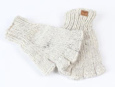 Preview: NATURFARBENE FINGERLINGE HALBFINGERLINGE 100% WOLLE HANDARBEIT NEPAL