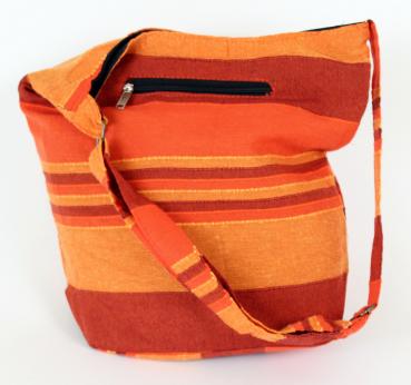 ORANGENE UMHÄNGETASCHE SCHULTERTASCHE
