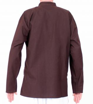 Preview: Braunes Traditionshemd Nepal / Fisherman / Kurta Gr.S