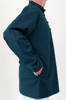 Preview: Petrolfarbenes Traditionshemd Nepal / Fisherman / Kurta Gr.XL