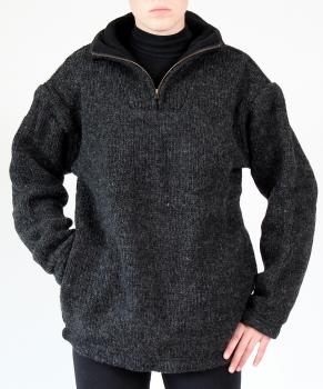 Preview: GRÖßE XXL WOLLPULLOVER TROYER SEEMANNSPULLOVER  100% SCHAFSWOLLE HANDARBEIT NEPAL