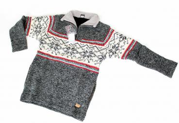 GRÖßE XXXL  Herrlicher gestrickter Wollpullover 100% Schafswolle Handarbeit Nepal