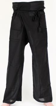 Preview: TOLLE SCHWARZE FISHERMAN WICKELHOSE / EINHEITSGRÖßE