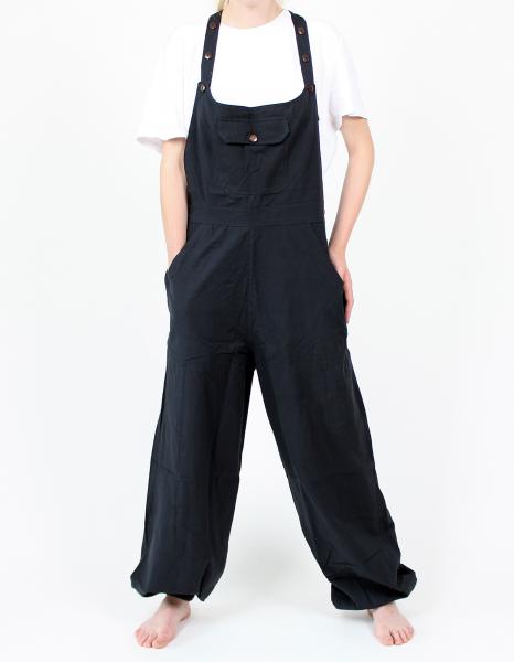 MEGA BEQUEME SCHWARZE LATZHOSE GRÖßE L AUS 100% BAUMWOLLE