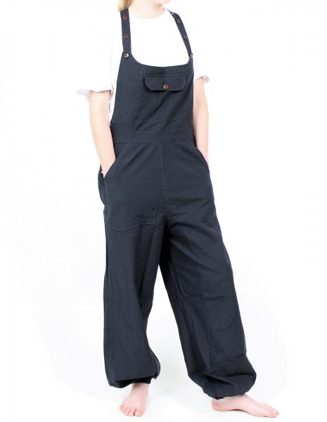 MEGA BEQUEME SCHWARZE LATZHOSE GRÖßE L AUS 100% BAUMWOLLE