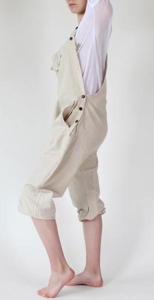 NATURFARBENE KURZE KNIELANGE ALADIN LATZHOSE  BAUMWOLLE Gr.XL