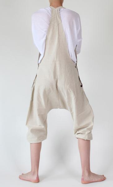 NATURFARBENE KURZE KNIELANGE ALADIN LATZHOSE  BAUMWOLLE Gr.XL