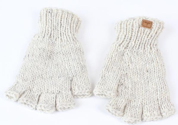 NATURFARBENE FINGERLINGE HALBFINGERLINGE 100% WOLLE HANDARBEIT NEPAL