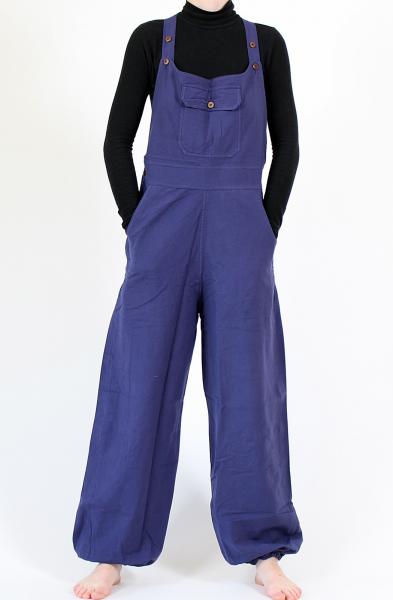 MEGA BEQUEME BLAUE LATZHOSE GRÖßE XL AUS 100% BAUMWOLLE
