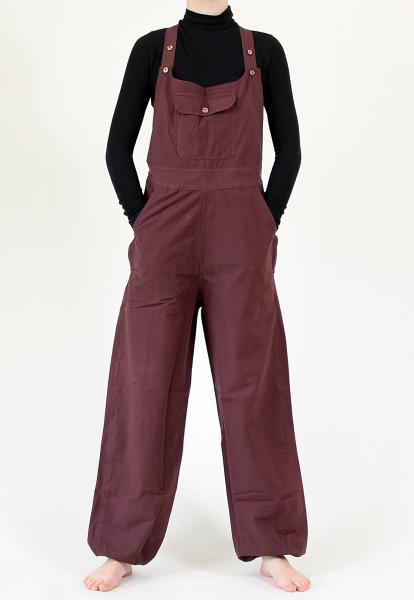 MEGA BEQUEME BRAUNE LATZHOSE GRÖßE XL AUS 100% BAUMWOLLE