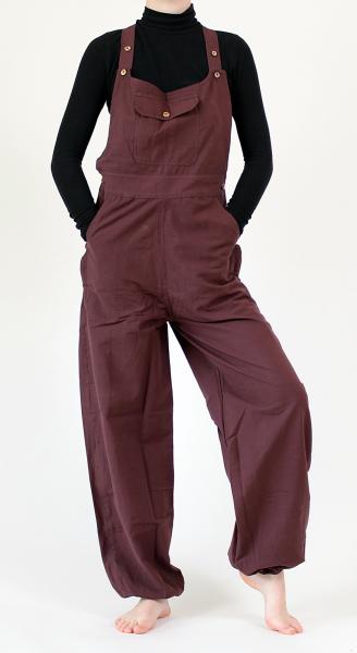 MEGA BEQUEME BRAUNE LATZHOSE GRÖßE XL AUS 100% BAUMWOLLE
