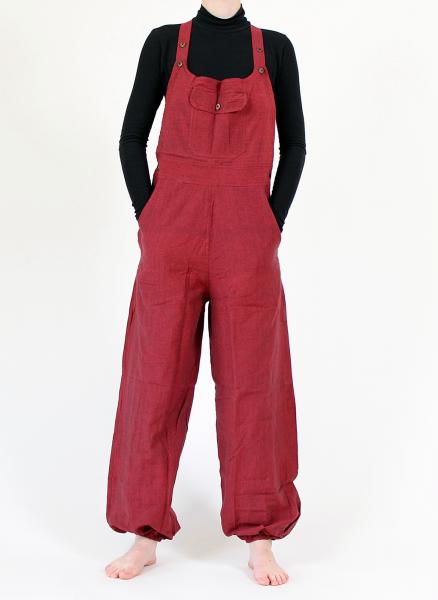 MEGA BEQUEME ROTE LATZHOSE GRÖßE XL AUS 100% BAUMWOLLE