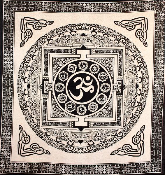 OM DEKO WANDBEHANG ÜBERWURF TAGESDECKE * 220CM X 235CM