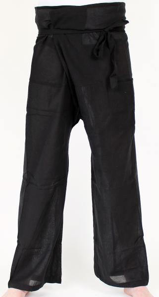 TOLLE SCHWARZE FISHERMAN WICKELHOSE / EINHEITSGRÖßE