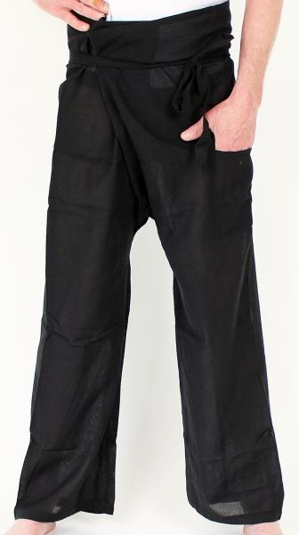 TOLLE SCHWARZE FISHERMAN WICKELHOSE / EINHEITSGRÖßE