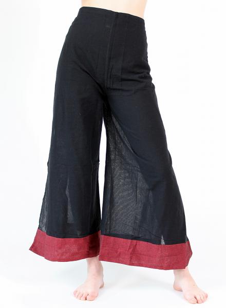 FEINE SCHWARZE WICKELHOSE / WICKELROCK / EINHEITSGRÖßE