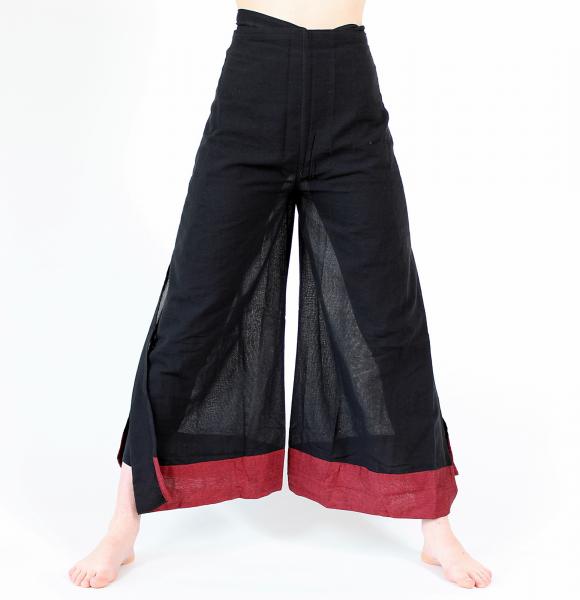 FEINE SCHWARZE WICKELHOSE / WICKELROCK / EINHEITSGRÖßE