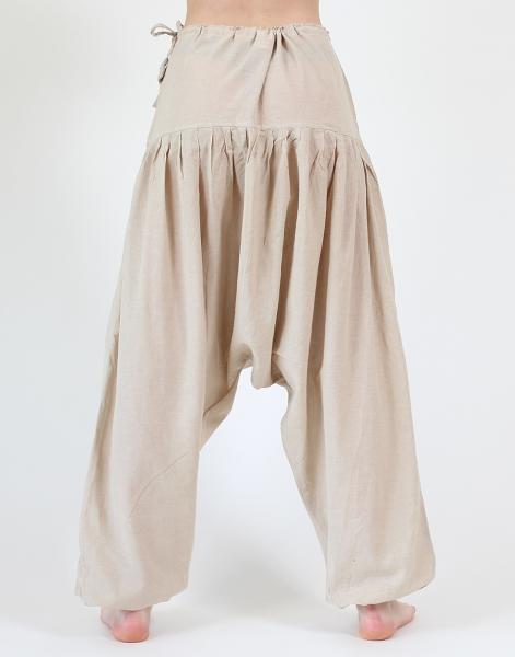 SUPER BEQUEME NATURFARBENE YOGA- MEDITATIONS FREIZEITHOSE Gr.L