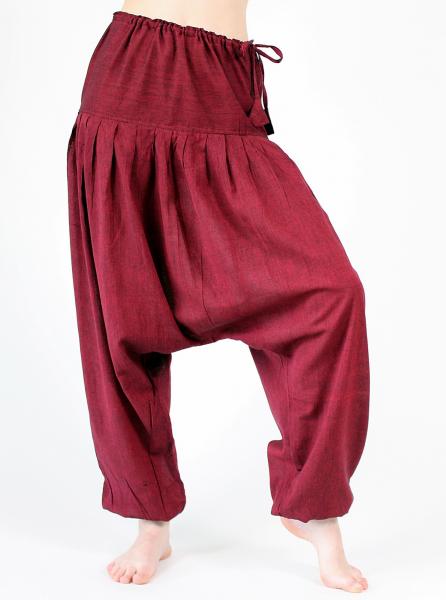 SUPER BEQUEME ROTE YOGA- MEDITATION FREIZEITHOSE Gr.XL